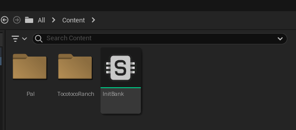TocotocoRanch folder within Content Browser