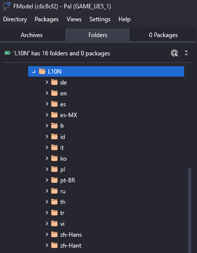 Preview of the L10N folder as seen in FModel